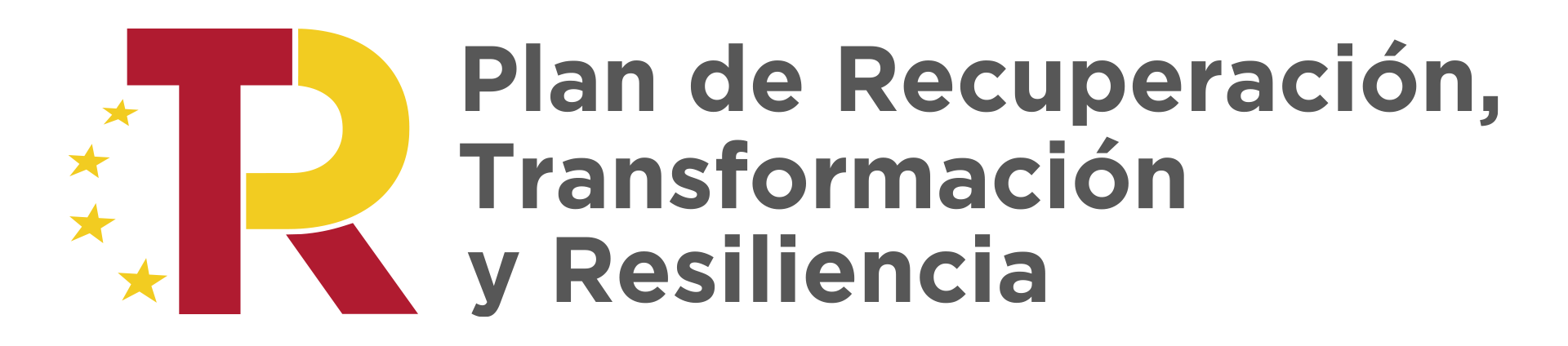 Logo plan de recuperación, transformación y resilencia