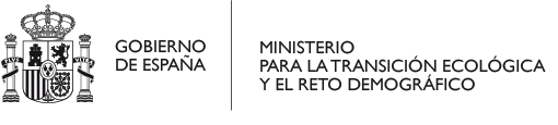LOGO MINISTRERIO PARA LA TRANSICIÓN ECOLÓGICA Y EL RETO DEMOGRÁFICO